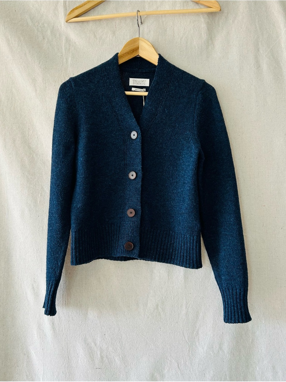TOAST Kala Wool V-Neck Cardigan - Picture 2 of 4
